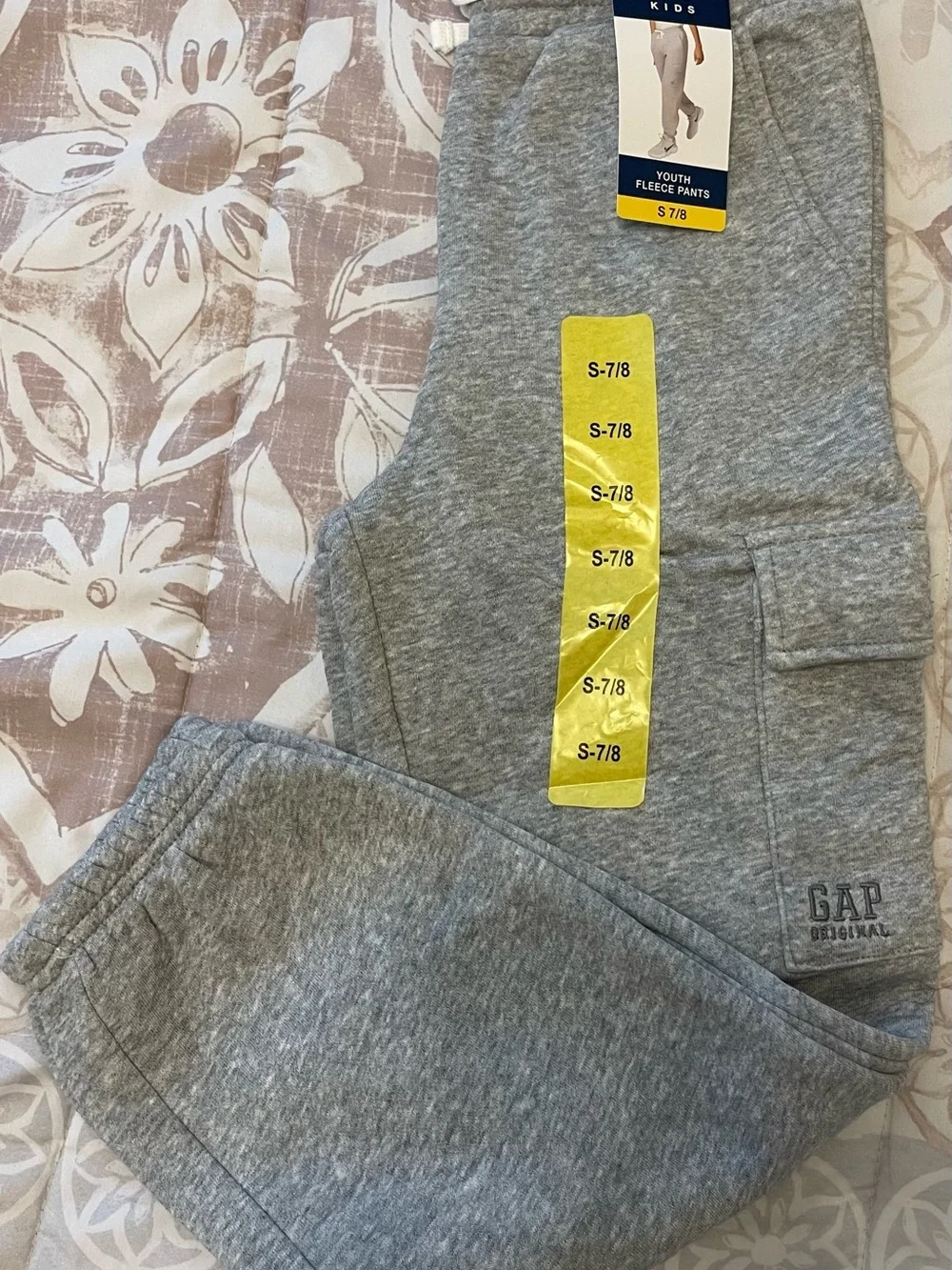 GAP Kids Heather Gray Jogger Sweatpants